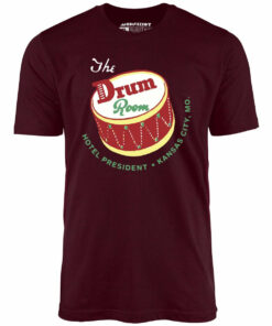 The Drum Room – Kansas City, MO – Vintage Restaurant – Unisex T-Shirt