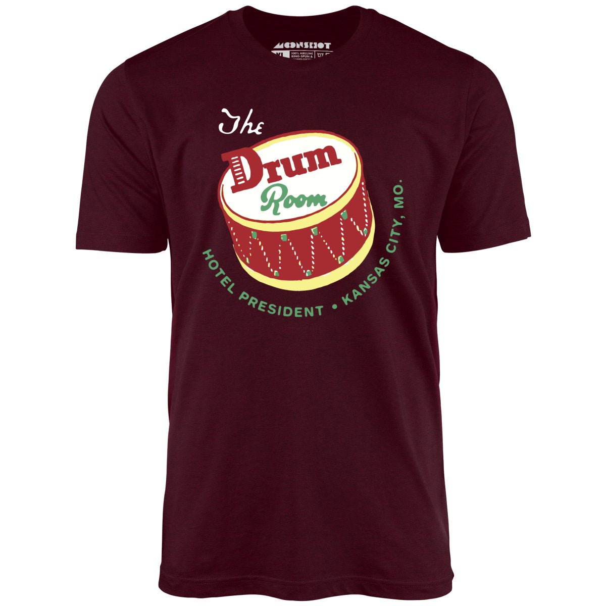 The Drum Room - Kansas City, MO - Vintage Restaurant - Unisex T-Shirt The Drum Room - Kansas City, MO - Vintage Restaurant - Unisex T-Shirt