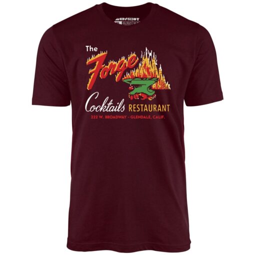 The Forge – Glendale, CA – Vintage Restaurant – Unisex T-Shirt