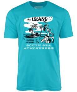 The Island Cafe v2 – Coronado, CA – Vintage Tiki Bar – Unisex T-Shirt