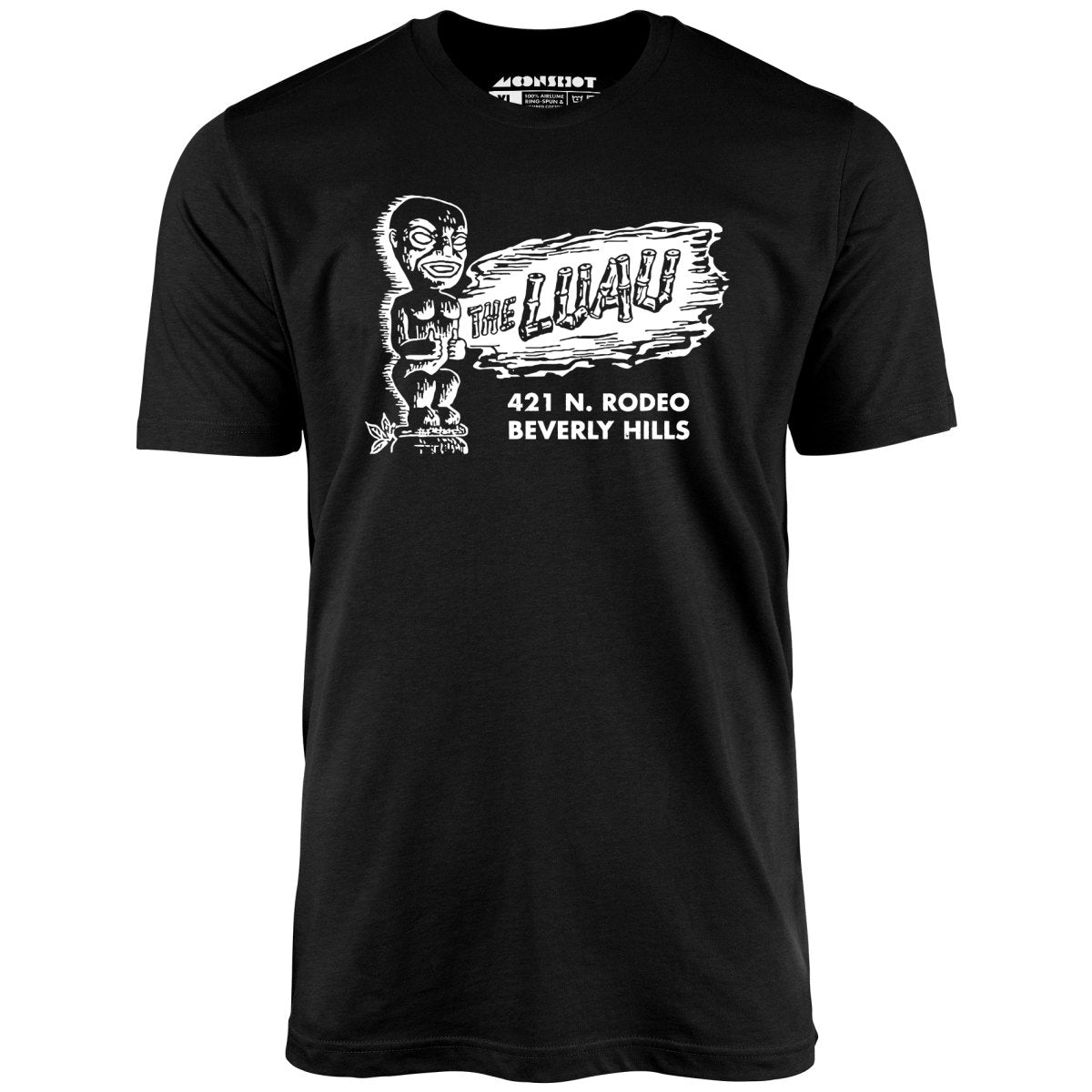 The Luau - Beverly Hills, CA - Vintage Tiki Bar - Unisex T-Shirt The Luau - Beverly Hills, CA - Vintage Tiki Bar - Unisex T-Shirt