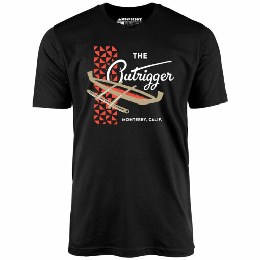 The Outrigger – Monterey, CA – Vintage Tiki Bar – Unisex T-Shirt