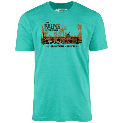 The Palms in the Jungle – Anaheim, CA – Vintage Restaurant – Unisex T-Shirt