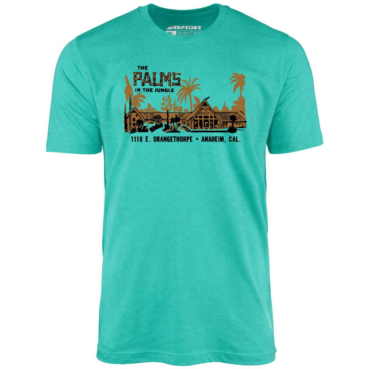 The Palms in the Jungle - Anaheim, CA - Vintage Restaurant - Unisex T-Shirt The Palms in the Jungle - Anaheim, CA - Vintage Restaurant - Unisex T-Shirt