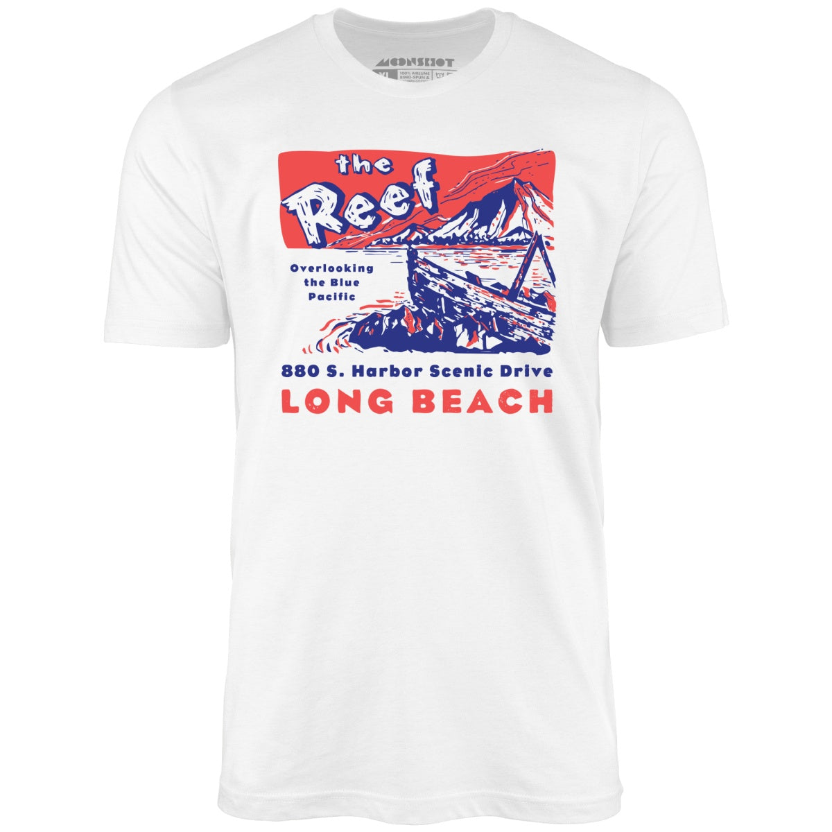 The Reef - Long Beach, CA - Vintage Tiki Bar - Unisex T-Shirt The Reef - Long Beach, CA - Vintage Tiki Bar - Unisex T-Shirt