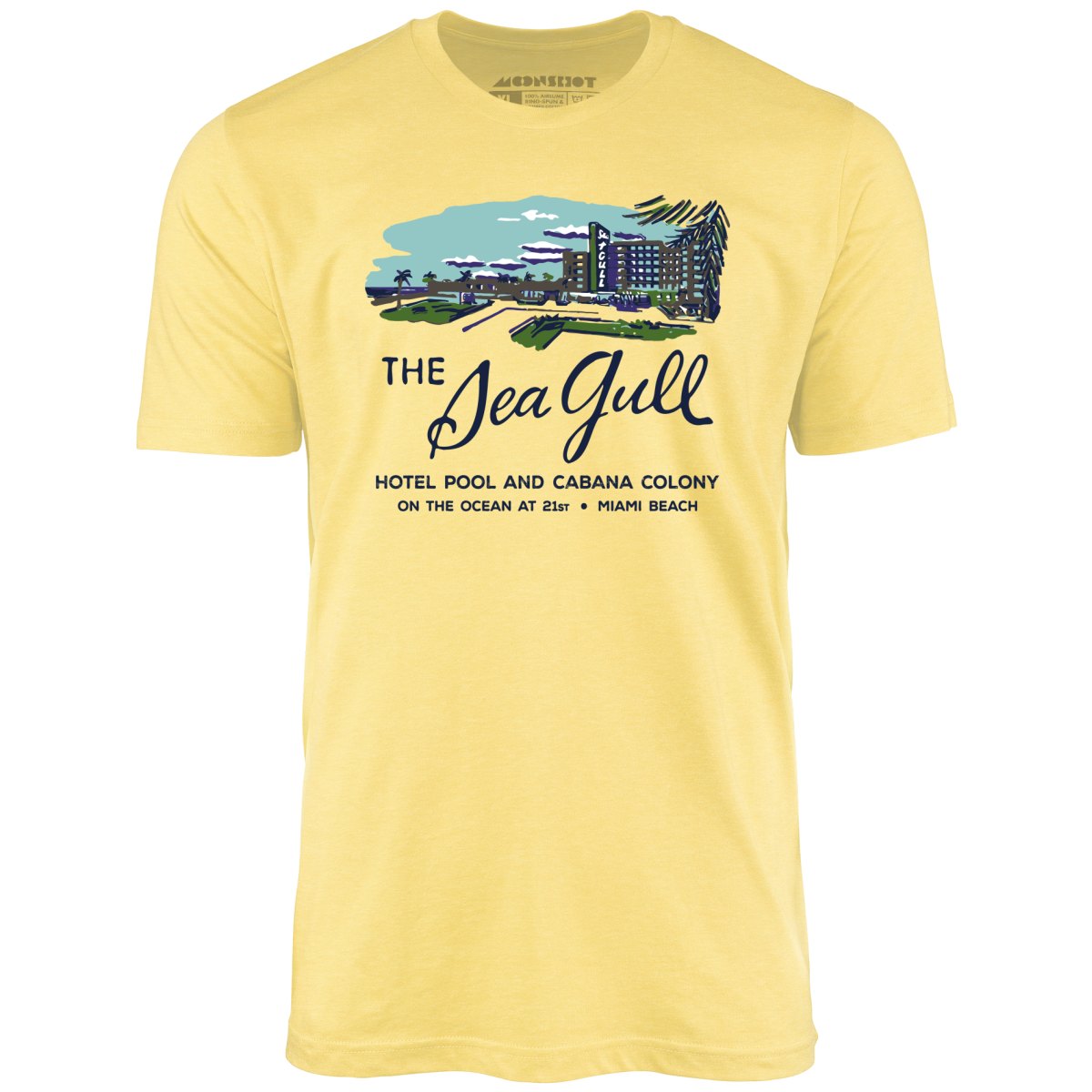 The Sea Gull - Miami, FL - Vintage Hotel - Unisex T-Shirt The Sea Gull - Miami, FL - Vintage Hotel - Unisex T-Shirt