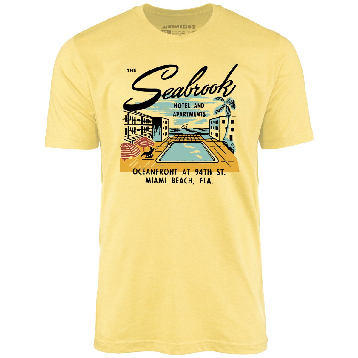 The Seabrook - Miami, FL - Vintage Hotel - Unisex T-Shirt The Seabrook - Miami, FL - Vintage Hotel - Unisex T-Shirt