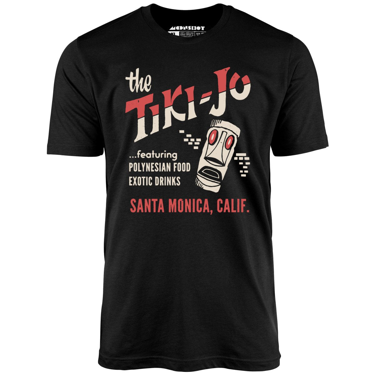 The Tiki-Jo - Santa Monica, CA - Vintage Tiki Bar - Unisex T-Shirt The Tiki-Jo - Santa Monica, CA - Vintage Tiki Bar - Unisex T-Shirt