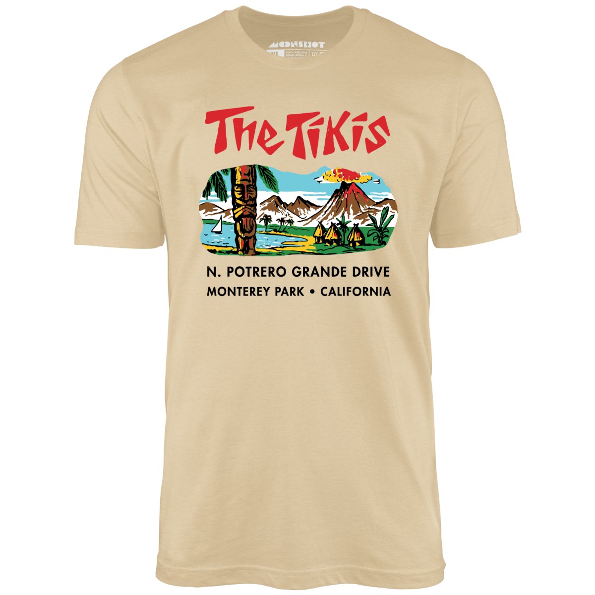 The Tikis - Monterey Park CA - Vintage Tiki Bar - Unisex T-Shirt The Tikis - Monterey Park CA - Vintage Tiki Bar - Unisex T-Shirt