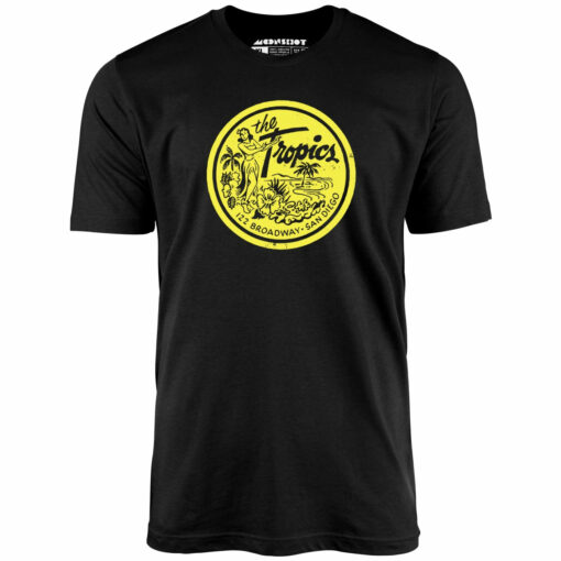 The Tropics – San Diego, CA – Vintage Tiki Bar – Unisex T-Shirt