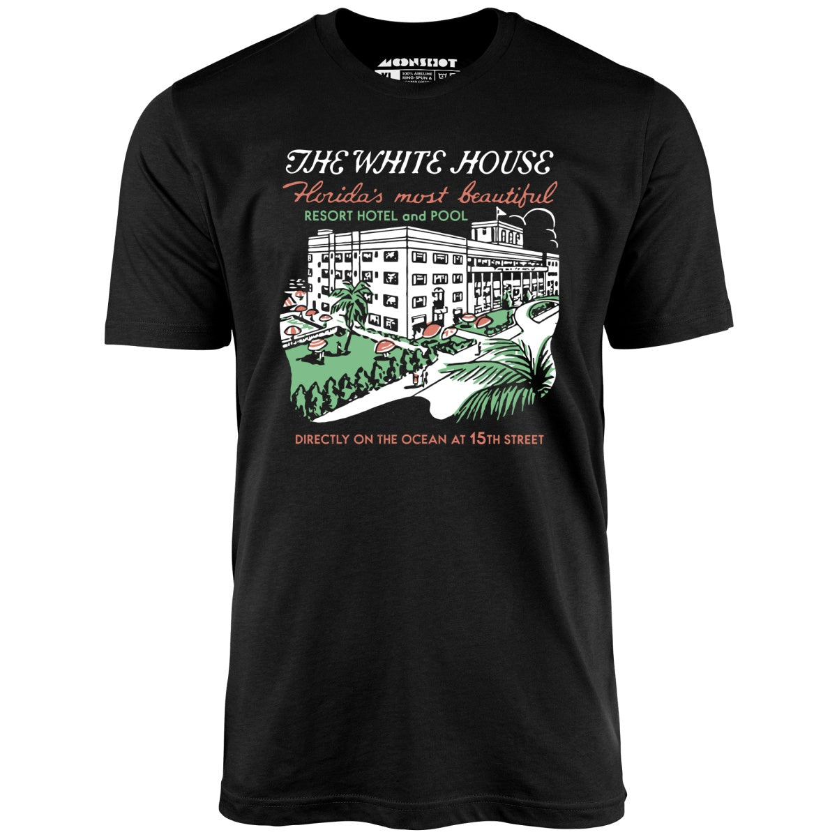 The White House - Miami, FL - Vintage Hotel - Unisex T-Shirt The White House - Miami, FL - Vintage Hotel - Unisex T-Shirt