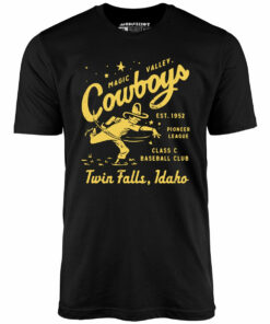Twin Falls Magic Valley Cowboys – Idaho – Vintage Defunct Baseball Teams – Unisex T-Shirt