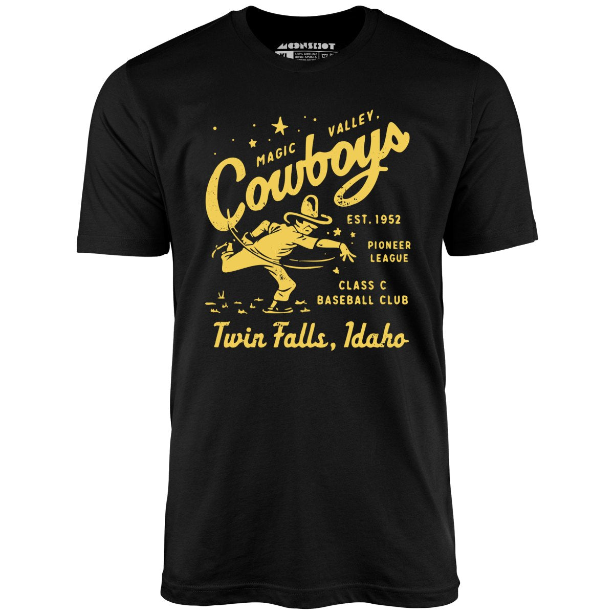 Twin Falls Magic Valley Cowboys - Idaho - Vintage Defunct Baseball Teams - Unisex T-Shirt Twin Falls Magic Valley Cowboys - Idaho - Vintage Defunct Baseball Teams - Unisex T-Shirt