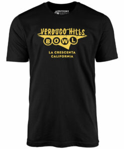 Verdugo Hills – La Crescenta, CA – Vintage Bowling Alley – Unisex T-Shirt