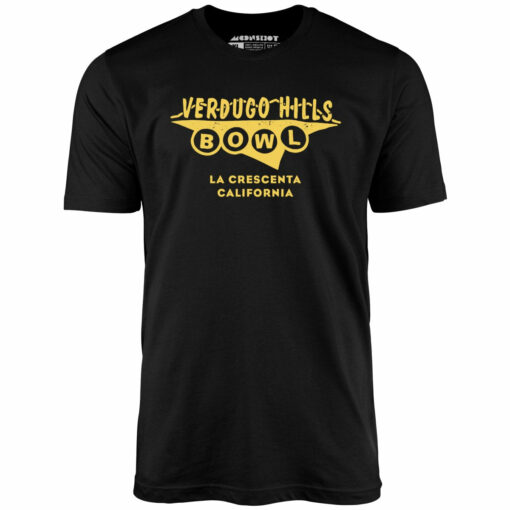 Verdugo Hills – La Crescenta, CA – Vintage Bowling Alley – Unisex T-Shirt