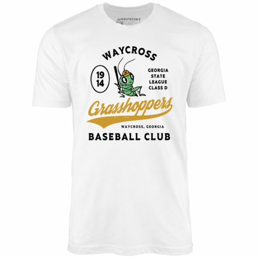 Waycross Grasshoppers – Georgia – Vintage Defunct Baseball Teams – Unisex T-Shirt