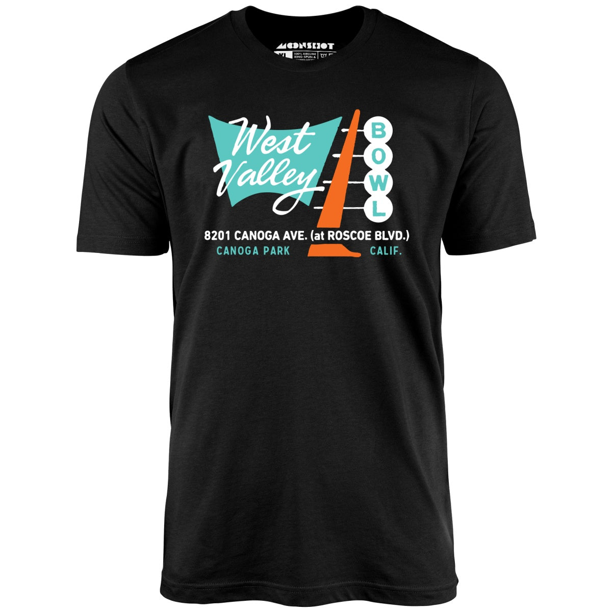 West Valley Bowl - Canoga Park, CA - Vintage Bowling Alley - Unisex T-Shirt West Valley Bowl - Canoga Park, CA - Vintage Bowling Alley - Unisex T-Shirt