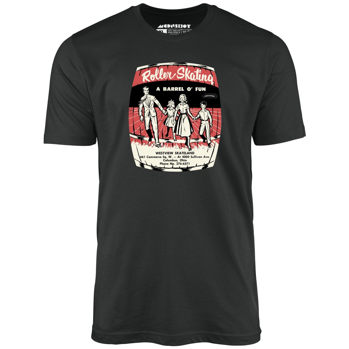 Westview Skateland - Columbus, OH - Vintage Roller Rink - Unisex T-Shirt Westview Skateland - Columbus, OH - Vintage Roller Rink - Unisex T-Shirt