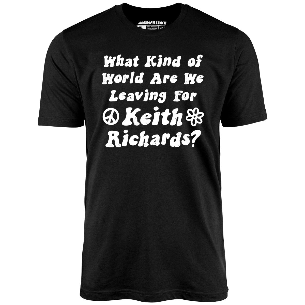 What Kind of World Are We Leaving for Keith Richards - Unisex T-Shirt What Kind of World Are We Leaving for Keith Richards - Unisex T-Shirt