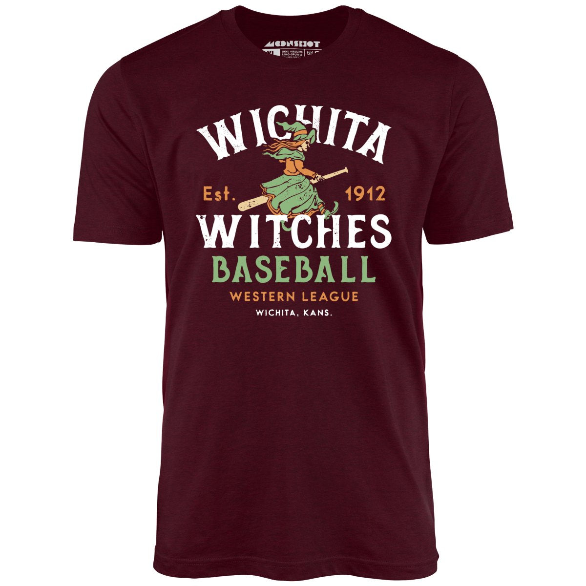 Wichita Witches - Kansas - Vintage Defunct Baseball Teams - Unisex T-Shirt Wichita Witches - Kansas - Vintage Defunct Baseball Teams - Unisex T-Shirt