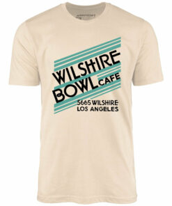 Wilshire Bowl Cafe – Los Angeles, CA – Vintage Restaurant – Unisex T-Shirt