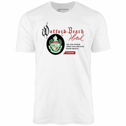 Wofford Beach Hotel – Miami, FL – Vintage Hotel – Unisex T-Shirt