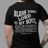 Bless the Lord Back Print Bible Verse T shirt