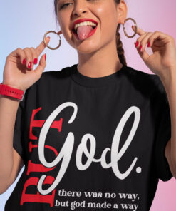 But God Retro Christian Shirts