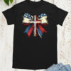 Christian Cross Coquette Bow American Shirt