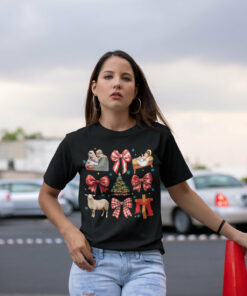 Coquette Jesus Christmas Sweatshirt