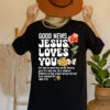 Good News Jesus Loves You Trendy Christian Shirt