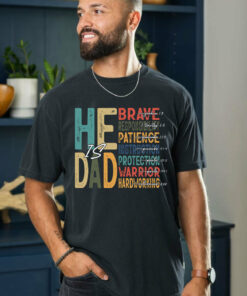 He is Dad Christian Daddy Shirt