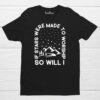 If Stars Were Made to Worship So Will I Retro Christian Tshirt