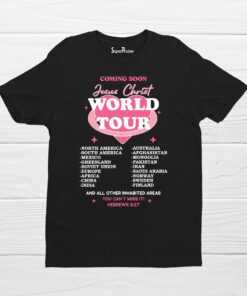 Jesus Shirt World Tour Faith Based Scripture Christian T-shirts