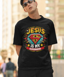 Jesus is My Superhero Retro Shirt