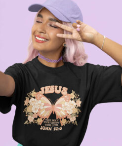 John Jesus The Life Christian T Shirt