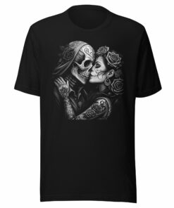 Amor Eterno Calavera Kiss T-Shirt
