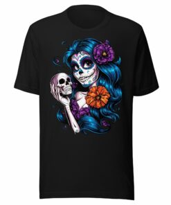 Calavera Queen Dia De Los Muertos T-Shirt