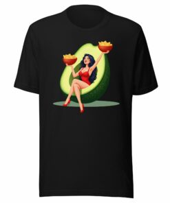 Chingona Chilling with Avocado Unisex t-shirt