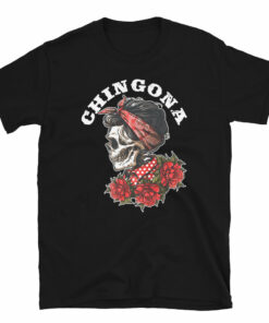 Chingona Red Roses Bandana T-Shirt