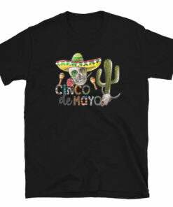 Cinco De Mayo Sugar Skull Unisex T-Shirt