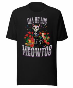 Dia De Los Meowtos Gatos T-Shirt