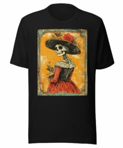 Dia De Los Muertos Lady Elegance t-shirt