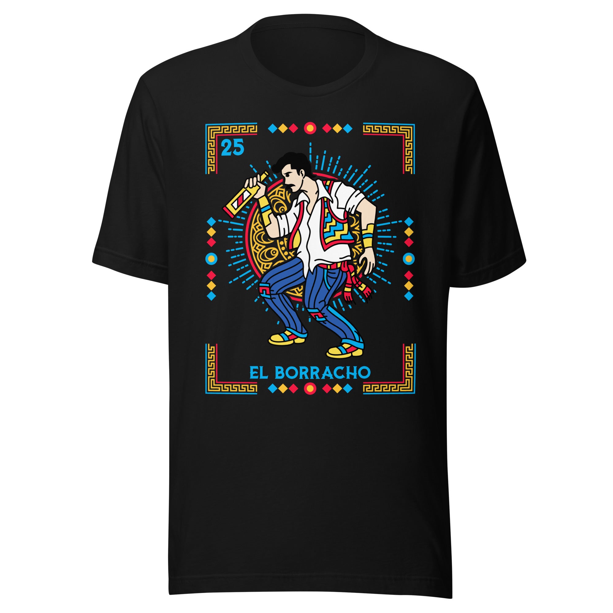 El Borracho Mexican Loteria Unisex t-shirt El Borracho Mexican Loteria Unisex t-shirt