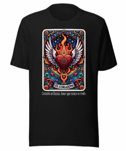 El Corazon Mexican Loteria T-Shirt