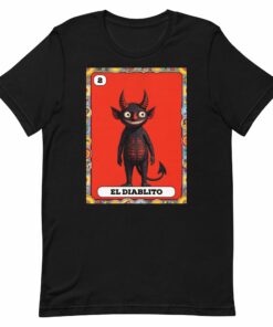 El Diablito Mexican Loteria T-Shirt