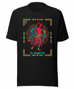 El Diablito Mexican Loteria Unisex t-shirt