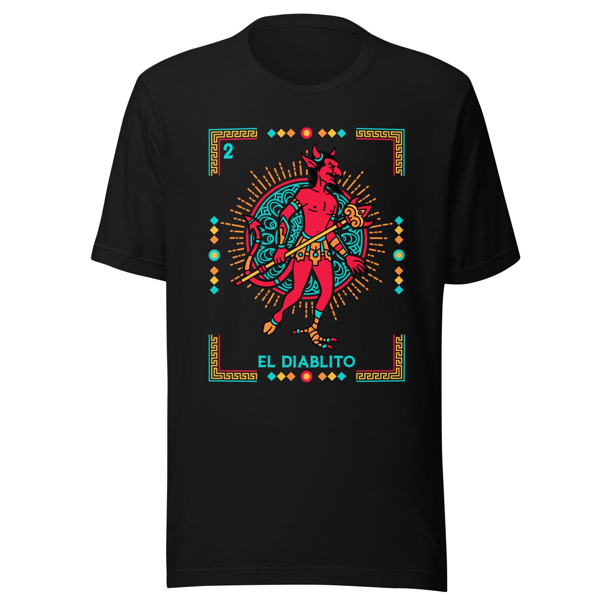 El Diablito Mexican Loteria Unisex t-shirt El Diablito Mexican Loteria Unisex t-shirt