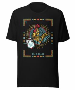 El Gallo Mexican Loteria Unisex t-shirt