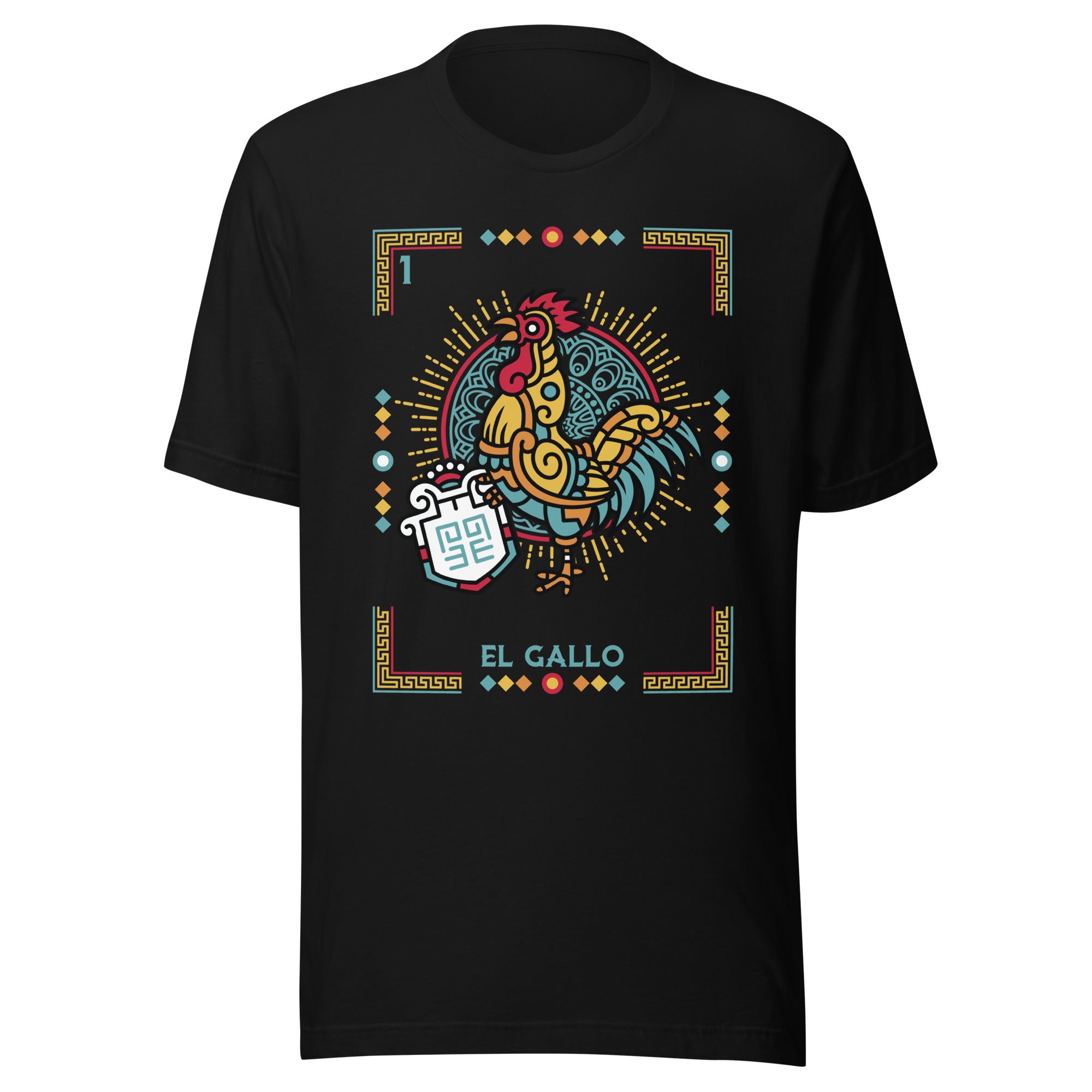 El Gallo Mexican Loteria Unisex t-shirt El Gallo Mexican Loteria Unisex t-shirt